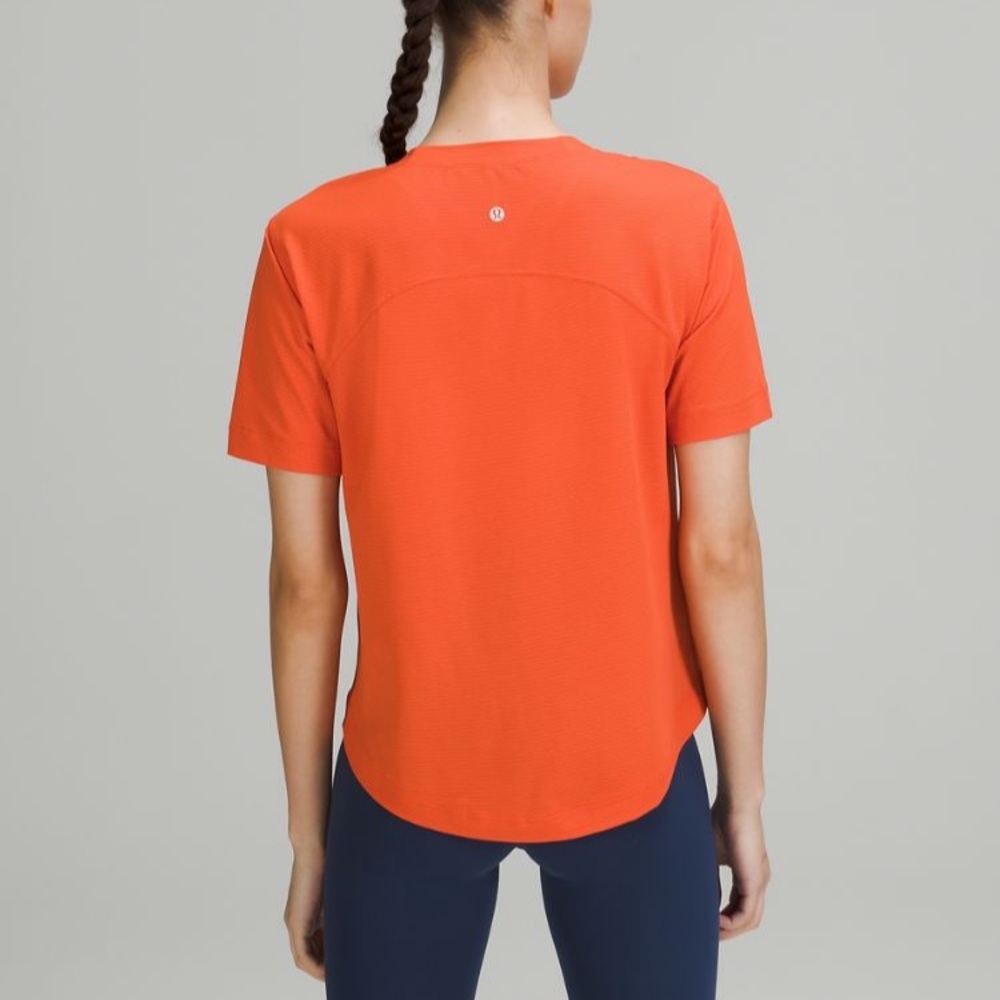 NAVY BLUE Lululemon training Crew neck T shirt
